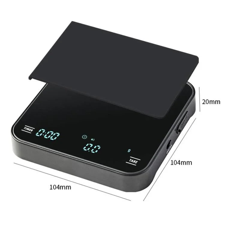 CAFE RHYME 311 Smart Electronic Scale For Pour-Over Coffee Mini Multifunctional Timing Kitchen Scale