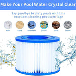 Pool Cleaner Filter Replacement Cartridge for Bestway, Lay-Z-Spa, Coleman, SaluSpa, and Intex, VI Cartridge