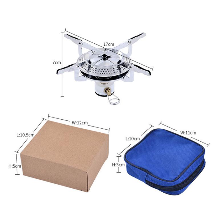 AOTU AT6313 Outdoor Camping Round Burner Integrated Gas Stove With High Power Burner, AT6313