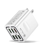 BK321 6USB Multi-port Fast Charging Phone Charger, EU Plug (Black), EU Plug (White), EU Plug (Yellow), US Plug (Black), US Plug (White), US Plug (Yellow), UK Plug (Black), UK Plug (White), UK Plug (Yellow)