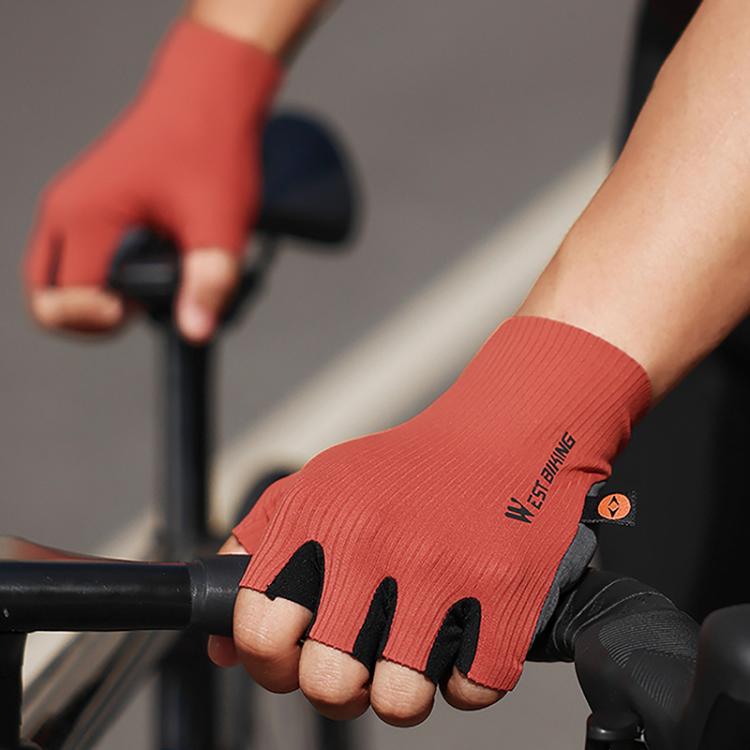WEST BIKING Cushioned Breathable Non-slip Cycling Training Gloves, M, L, XL, XXL