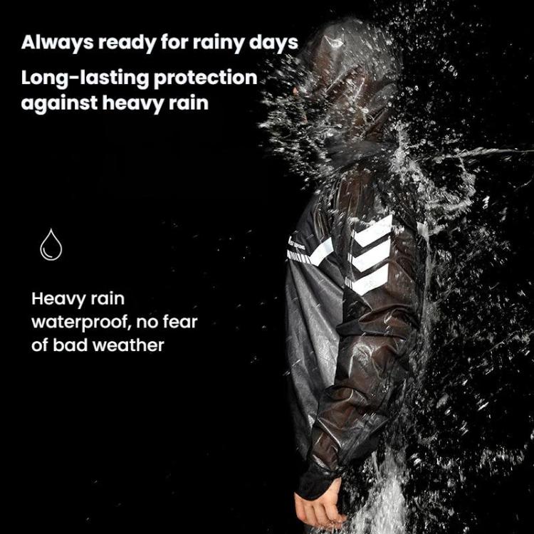 WEST BIKING Reflective Outdoor Waterproof Lightweight Cycling Raincoat, S, M, L, XL, XXL, XXXL, XXXXL