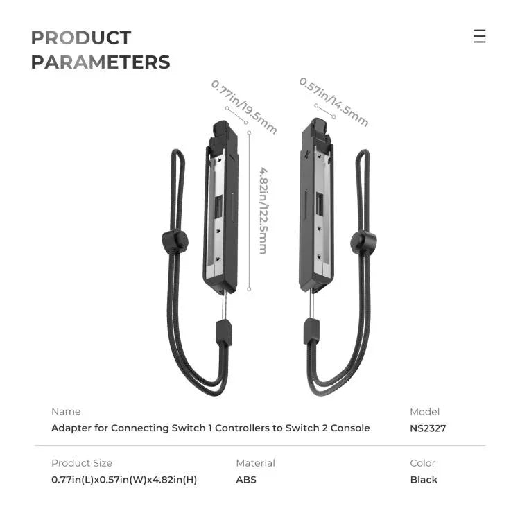 For Nintendo Switch 1 Joy-Con To Switch 2 Console Adapter Plug & Play Converter