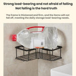 Punch-Free Bathroom Wall-Mounted Shower Gel Storage Rack