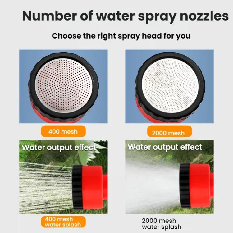 Plastic Sprinkler Head For Garden Seedling Cultivation Flower Watering, 400 Mesh, 2000 Mesh