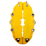 2pcs /Set Car High-Temperature Resistant Brake Caliper Cover Kit, S Red, M Red, L Red, S Blue, M Blue, L Blue, S Yellow, M Yellow, L Yellow, S Silver, M Silver, L Silver, S Black, M Black, L Black