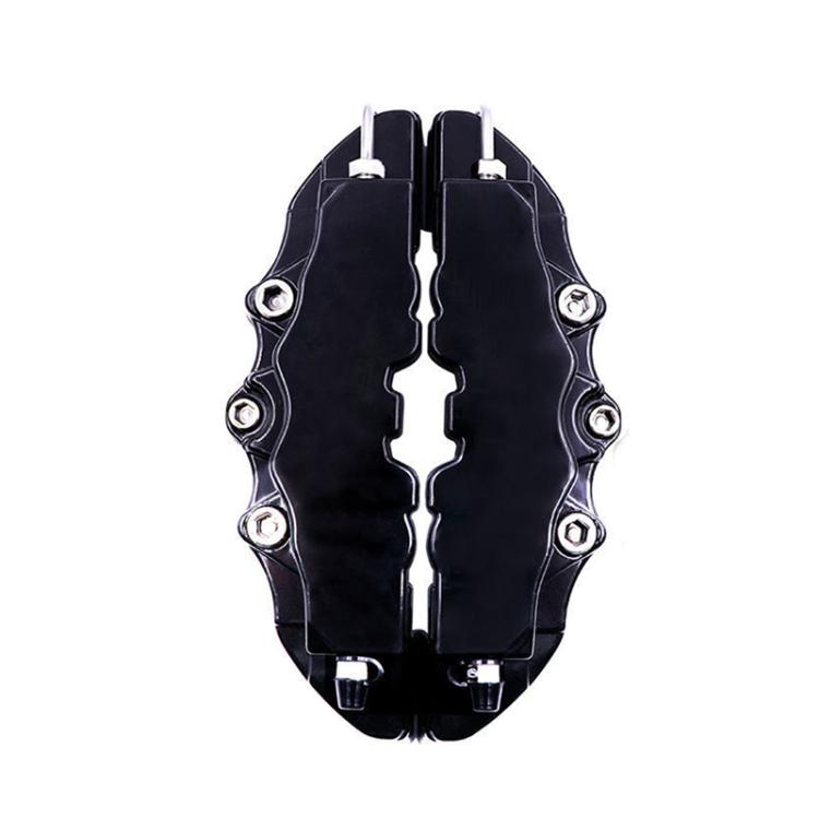 2pcs /Set Car High-Temperature Resistant Brake Caliper Cover Kit, S Red, M Red, L Red, S Blue, M Blue, L Blue, S Yellow, M Yellow, L Yellow, S Silver, M Silver, L Silver, S Black, M Black, L Black