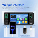 5.1 inch Horizontal Screen Single-seat Universal MP5 Player With Wireless Carplay Function Integrated Machine, Standard, Standard+12 Light Camera