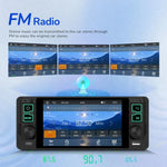 5.1 inch Horizontal Screen Single-seat Universal MP5 Player With Wireless Carplay Function Integrated Machine, Standard, Standard+12 Light Camera