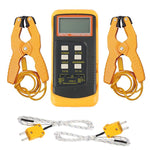 Dual-channel Temperature Clamp Contact Industrial Thermometer
