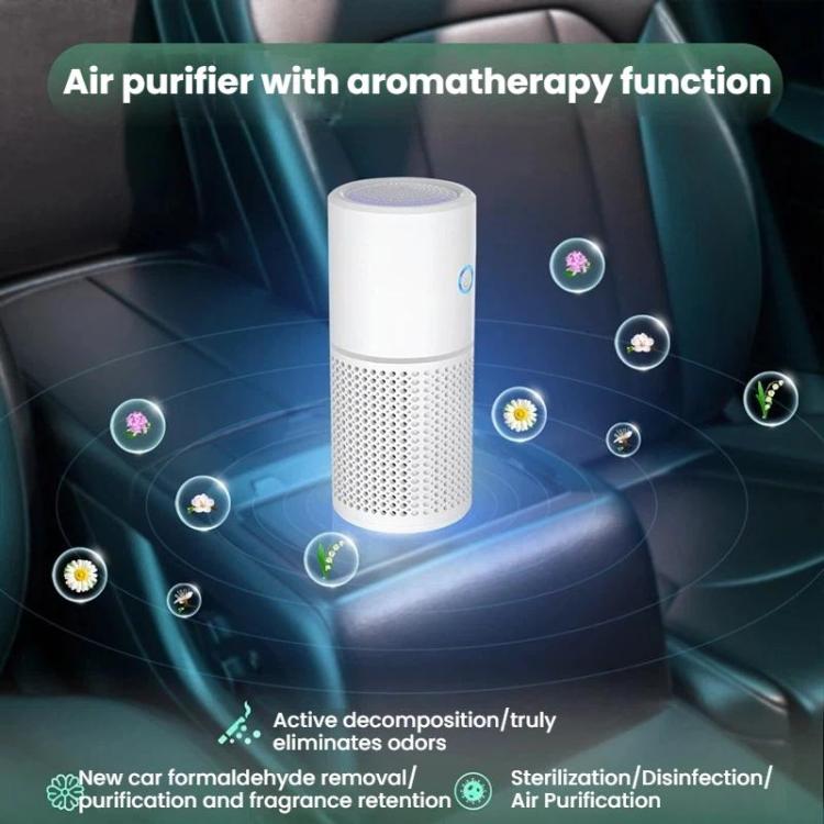 GL-608 Car Portable Rechargeable Air Purifier Negative Ion Air Cleaner For Formaldehyde Secondhand Smoke, GL-608