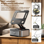 3 in 1 Multifunctional Tablet/Phone Stand with Bluetooth Speaker, PK-05
