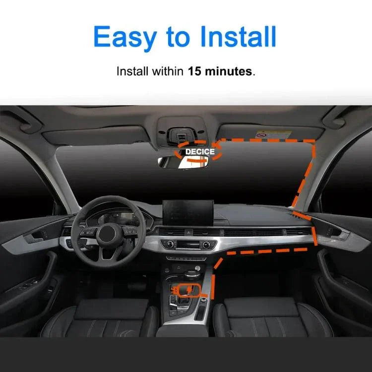 4K Smartphone Connected WiFi High-Definition Dual-Recording Car Dash Cam, Front+Inside, Front+Inside+GPS Track, Front+Rear, Front+Rear+GPS Track