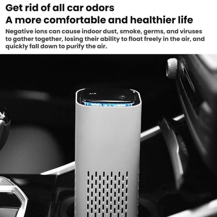 Car Air Purifier Home Office Desktop Negative Ion Compact USB Odor Purifier, A1