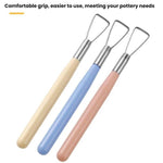3pcs Pottery Clay Handmade Pottery Sculpting Tools Plastic Clay Embossing Tools, 3pcs Sculpting Tools