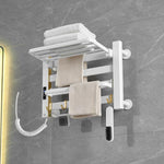Smart Touchscreen Display Electric Heated Towel Rack Bathroom Drying Rack, Large Platinum Right Wiring, Large Platinum Left Wiring, Large White Right Wiring, Large White Left Wiring, Large Black Right Wiring, Large Black Left Wiring                    ...