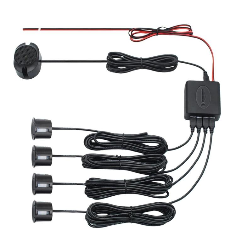 4-sensor Car Reversing Radar With Buzzer