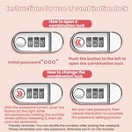 A6 Password Lock Cash Book 50-Page Large Capacity Waterproof Commemorative Banknote Album