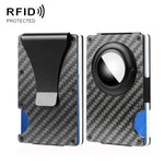 For AirTag 2nd Gen / AirTag 1st Gen Metal Card Holder RFID Blocking Wallet