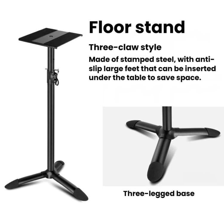 Metal Floor Speaker Stand Monitor Surround Tripod For Studio & Desk, LKT-610, LKT-640
