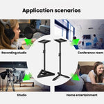 Metal Floor Speaker Stand Monitor Surround Tripod For Studio & Desk, LKT-610, LKT-640