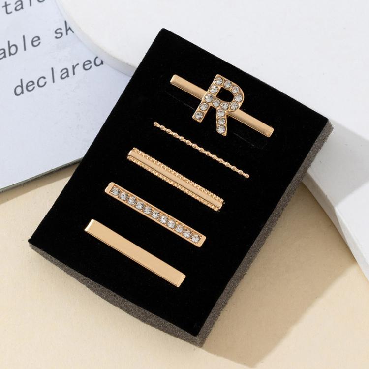 5pcs /Set Strap Decorative Rings Strap Letter Charms Accessories, A, B, C, D, E, F, G, J, K, L, M, R, S
