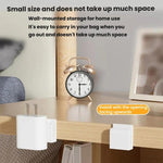 2pcs Charger Holder Phone Charging Cable Clip Plug Hook Organizer