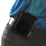 Mini Hanging Waist Fan USB Charging Leafless Portable Handheld Fan, 6000mAh