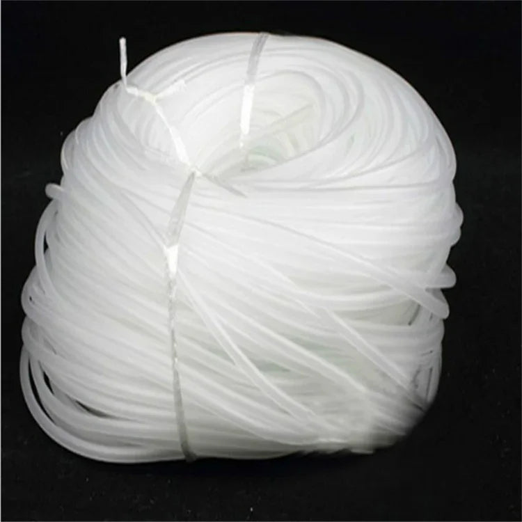 4x6mm Soft Silicone Oxygen Pump Hose for Air Bubble Stone Professional Aquarium Fish Tank Pond Air Pump Filter Aeration Tube, 5m, 10m