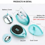 Portable Electric Hair Ionic Brush Hair Straightener Brush Negative Ion Comb Anti-static Massage Mini Straight Hair comb, Pink, Green