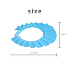 3 PCS Safe Baby Shower Cap Kids Bath Visor Hat Adjustable Baby Shower Cap Protect Eyes Hair Wash Shield for Children Waterproof Cap, Yellow+earflaps, Blue+earflaps, Yellow+wave, Blue+wave, Yellow+Round, Blue+Round, Pink+wave, Pink+earflaps, Pink+Round