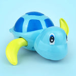 Cartoon Turtle Shape Clockwork Toy Babies Bathing Play Water Toy Children Educational Toy, Educational Turtle (Light Blue), Educational Turtle (Orange)