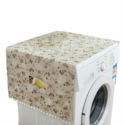 55x130cm Household Washing Machine Dust Cover Kitchen Refrigerator Dustproof Cover
