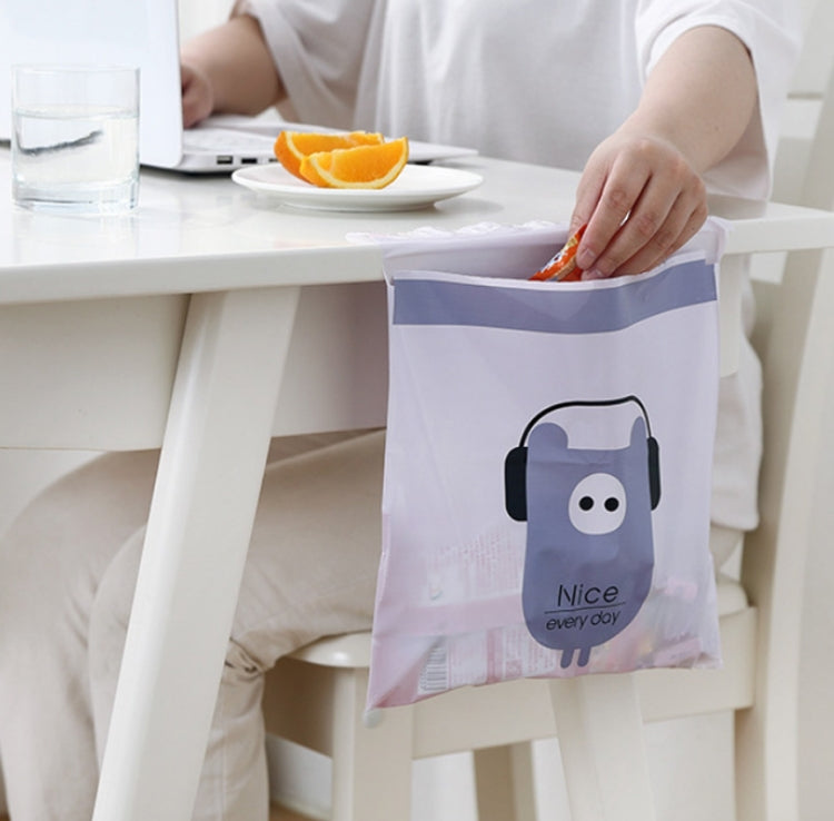 15 PCS Creative Cute Car Garbage Bag Paste-type Cleaning Bag for Car Interior