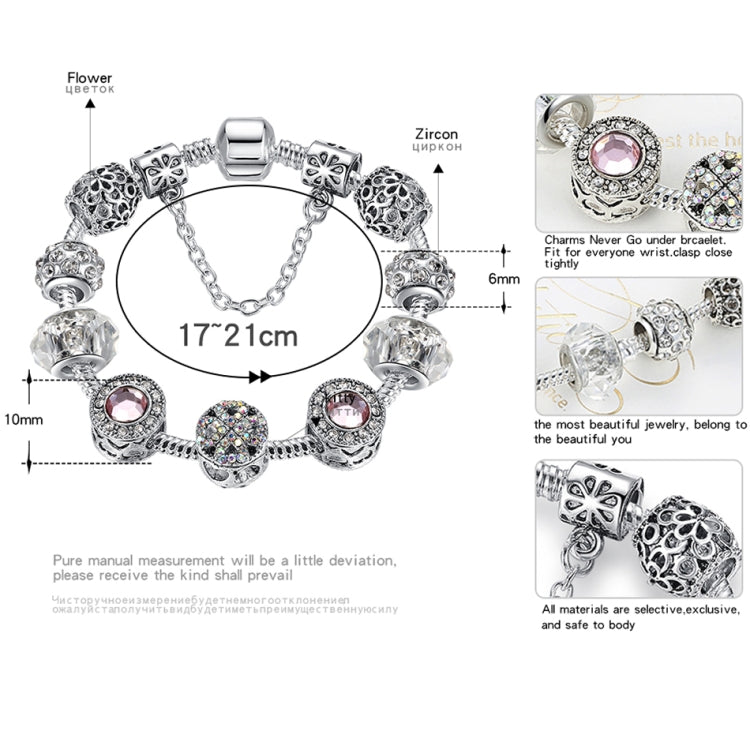 Women Fashion Simple Panjia Opal Crystal Alloy Bracelet, 17cm, 18cm, 19cm, 20cm