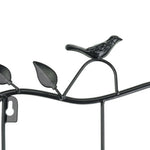 Wrought Iron Birds Pattern Decorated Simple Clothes Hooks