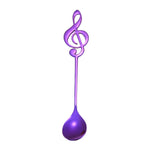 Creative Musical Note Spoon Coffee Stirring Scoop Stainless Steel Titanium Music Bar Spoon Gift Spoon