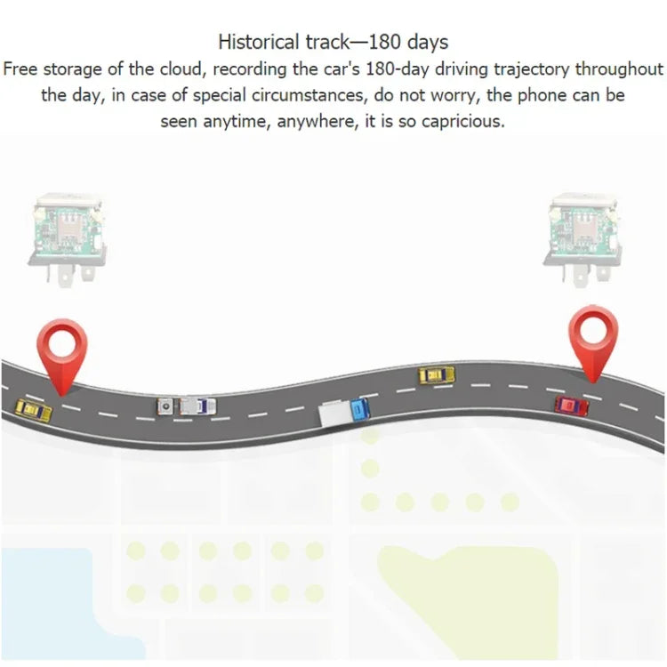 CJ720 Vehicle 5 Pin GPS Real Time Tracking Tracker Mini Anti-theft Device 2G, 5 Pin