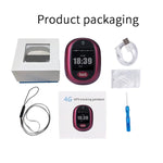 REACHFAR RF-V45-B Mini Touch Screen GPS Smart Tracker Pendant, Support SOS / Camera / Health Management / 4G LTE, For North America / South America / Australia, RF-V45-B Touch Screen
