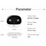 RF-V43 A Style IP67 Waterproof GPS + LBS + WiFi Pet Locator Pet Collar Tracking Device For Asia/Europe/Africa/Australia, RF-V43 A Style (Black), RF-V43 A Style (White)