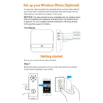 B10 52 Chimes 110dB Doorbell Receiver Low Power Consumption Home Door Tools, EU Plug, AC 90-260V, B10 White EU Plug