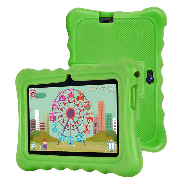 BDF T7 7 inch WiFi Kids Tablet PC with Silicone Case, 1GB+16GB, Android 8.1 MTK6735 Quad Core CPU, US Plug, 3GB+32GB