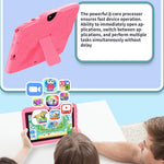 BDF 7 inch WiFi Kids Tablet PC with Mushroom Silicone Case, 1GB+16GB, Android 8.1 MTK6735 Quad Core CPU, US Plug, 3GB+32GB