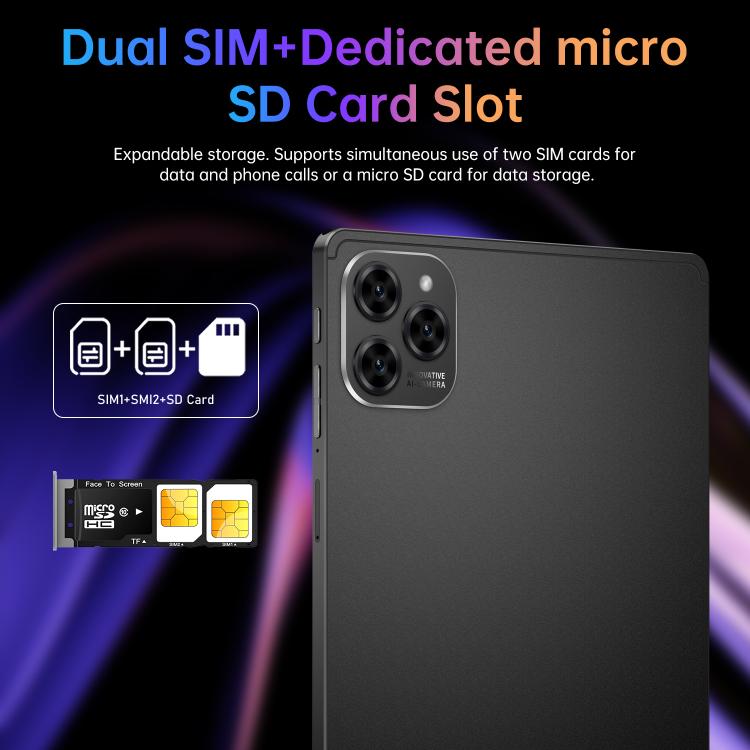 Pad 16 Pro 10.1 inch 4G LTE Tablet PC, 4GB+32GB, Android 10 MTK6755 Octa Core, AU Plug, AU Plug