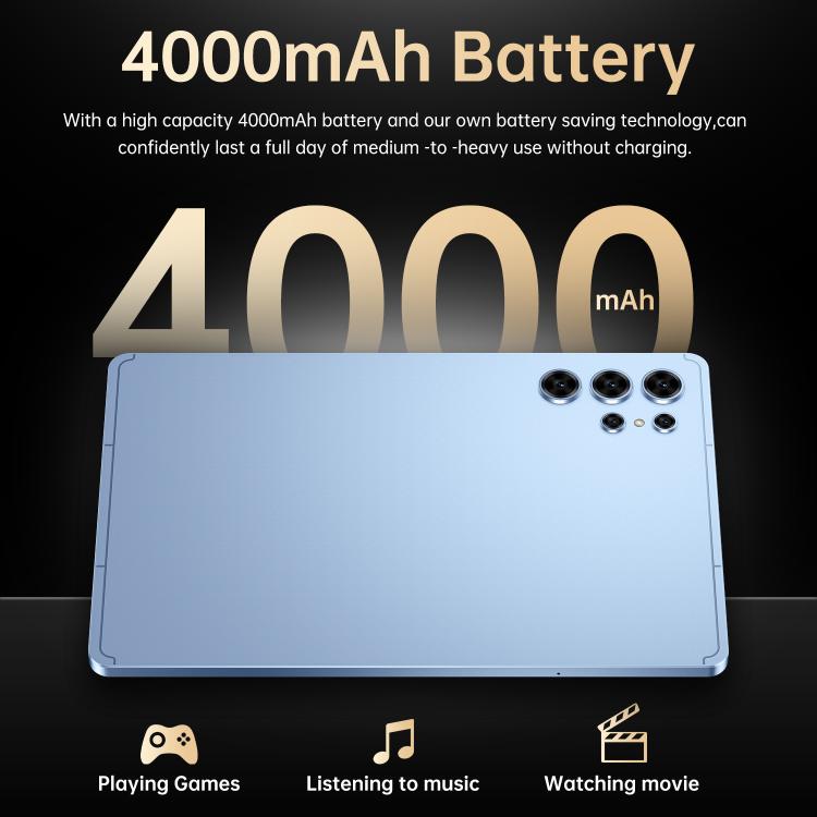 Pad 25 Ultra 10.1 inch 4G LTE Tablet PC, 4GB+32GB, Android 10 MTK6755 Octa Core, AU Plug, AU Plug