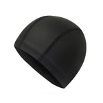 Adult Waterproof PU Coating Stretchy Swimming Cap Keep Long Hair Dry Ear Protection Swim Cap, PU Swim Cap (Black), PU Swim Cap (Blue), PU Swim Cap (Silver), PU Swim Cap (Baby Blue), PU Swim Cap (Pink)