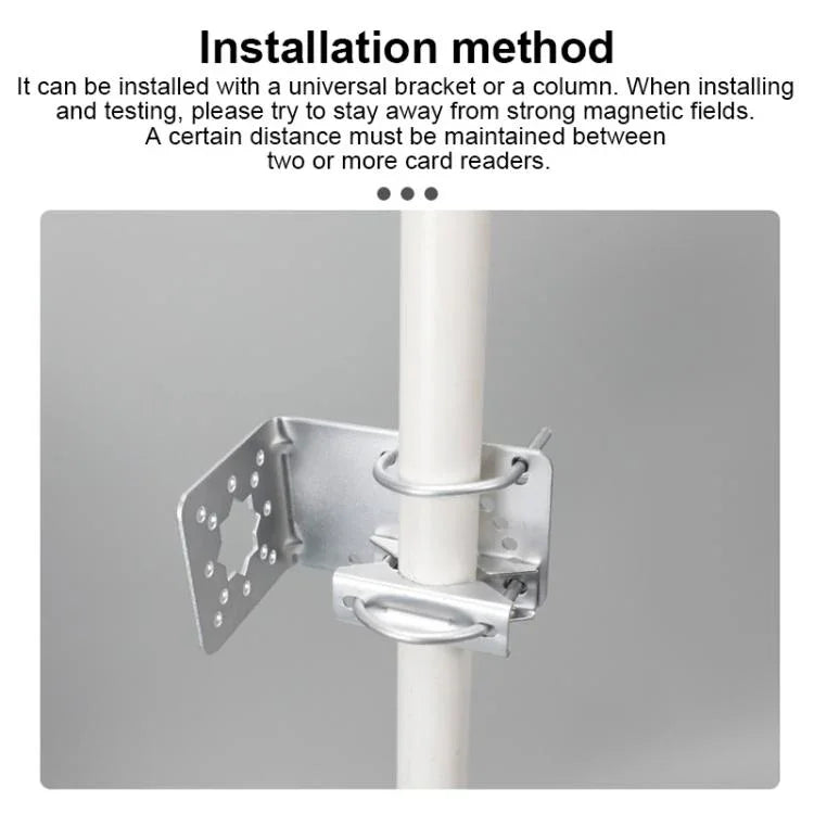 UHF RFID Long Range Integrated Reader with Built-in 9dBi Antenna, Style: Standard, Standard