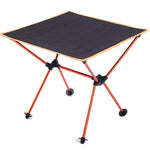 Outdoor Camping Portable Light Folding Table Oxford Cloth Aviation Aluminum Picnic Barbecue Table, Barbecue Table(black), Barbecue Table(orange)