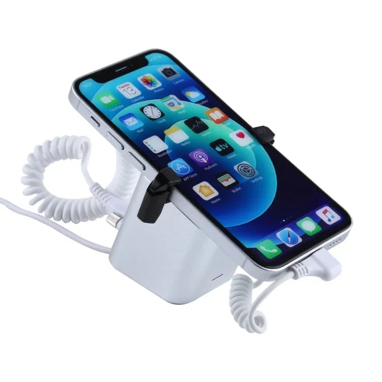 Aluminum Shell Square - column Anti - theft Alarm Stand Security System Burglar Alarm / Anti - theft Alarm Display Holder for iPhone & iPod with 8 - Pin Port - Trustpick