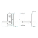 C89 Smart Fingerprint Password Lock Home Indoor Door TUYA System Lock - Trustpick